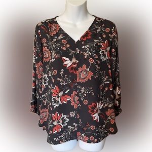 LOFT OUTLET Floral Print Blouse